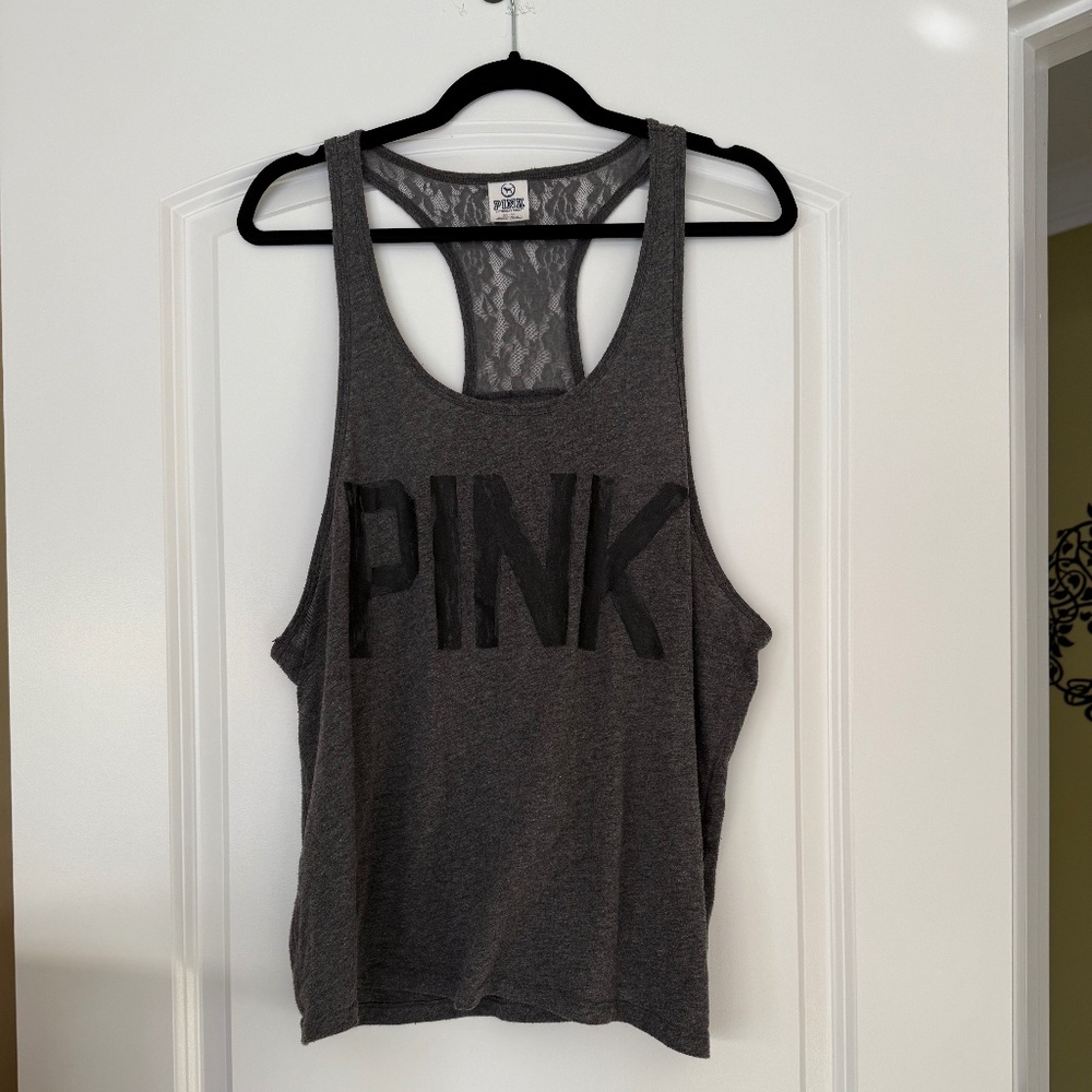 Vintage Pink Loose Tank Top